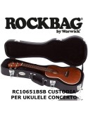 RC10651 B/SB CASE RIGIDO UKULELE CONCERTO