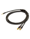 CHLP215LU15XL INS.CABLE.3.5ST.20.CM+2XRCA.M.BK.MT.1.5