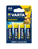 Batteria Alcalina AA energy blister 4 pz stilo VARTA