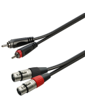 GL-2RCA2XF6 2XRCA MASCHIO - 2XXLR FEMMINA / 6MT