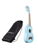 MK-SD/LBLBURST - Ukulele soprano Dolphin - Light Blue Burst - c/borsa