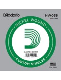 NW036 NICKEL WOUND SINGLE STRING