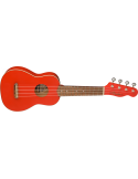 Venice Soprano Uke, Walnut Fingerboard, Fiesta Red 0971610740