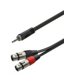 GL-JSm2XF1 3.5MM JACK MASCHIO STEREO - 2XXLR 3P Femmina/ 1MT