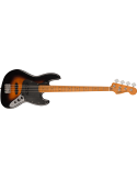 40th Anniversary Jazz Bass®, Vintage Edition, Maple Fingerboard, Black Anodized Pickguard, Satin Wide 2-Color Sunburst 037954150