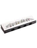 SPEEDY BLACK/WHITE armonica 4 fori per bambini