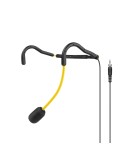 HT747 YellowMicrofono Headset Supercardioide idelae per aerobica , sports and gym applications