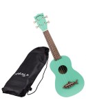 MK-SS/GRN - UKULELE SOPRANO SHARK - SURF GREEN - C/BORSA