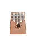 ARKBFLOWER Kalimba in mogano con corpo smussato 17 note - design Flower