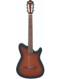 FRH10NBSF Brown Sunburst Flat Chitarra classica elettrificata cassa bassa